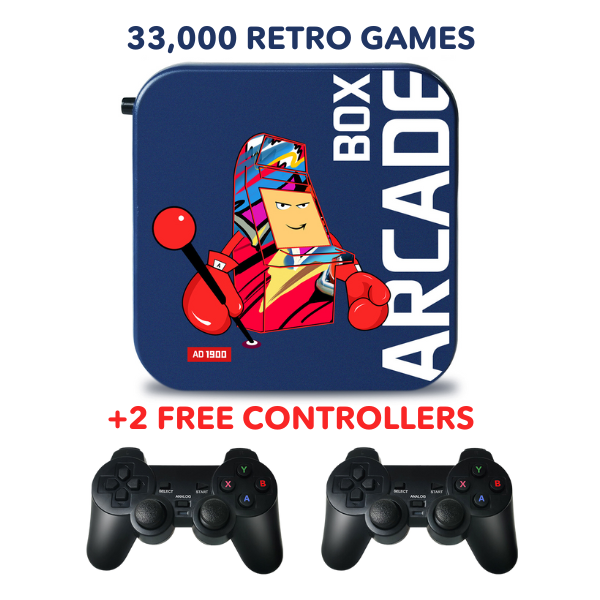 ARCADE BOX™ - 33,000 RETRO GAMES